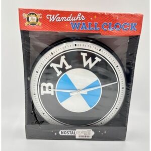 Nostalgic-Art BMW Logo Wall Clock Vintage Design Official Licensed 8005017 NEW